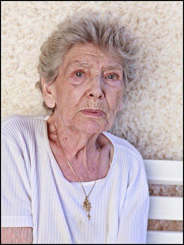 87-year-old woman suffering from dehydration